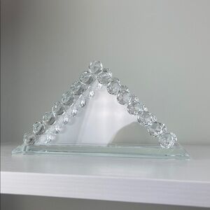 Okuna Outpost Classy Crystal Napkin Holder (8•2•4.4in)